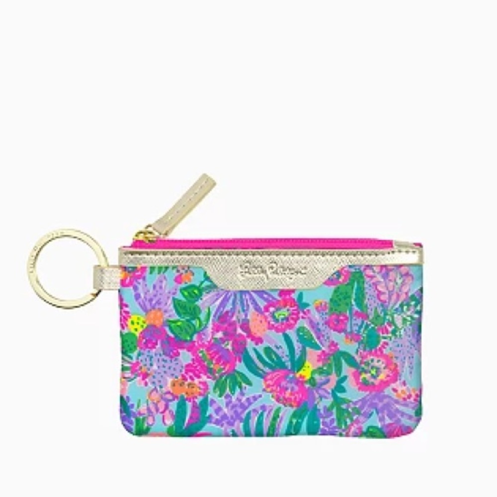 Lilly Pulitzer Zip Top ID Card Case, Me And My Zesty